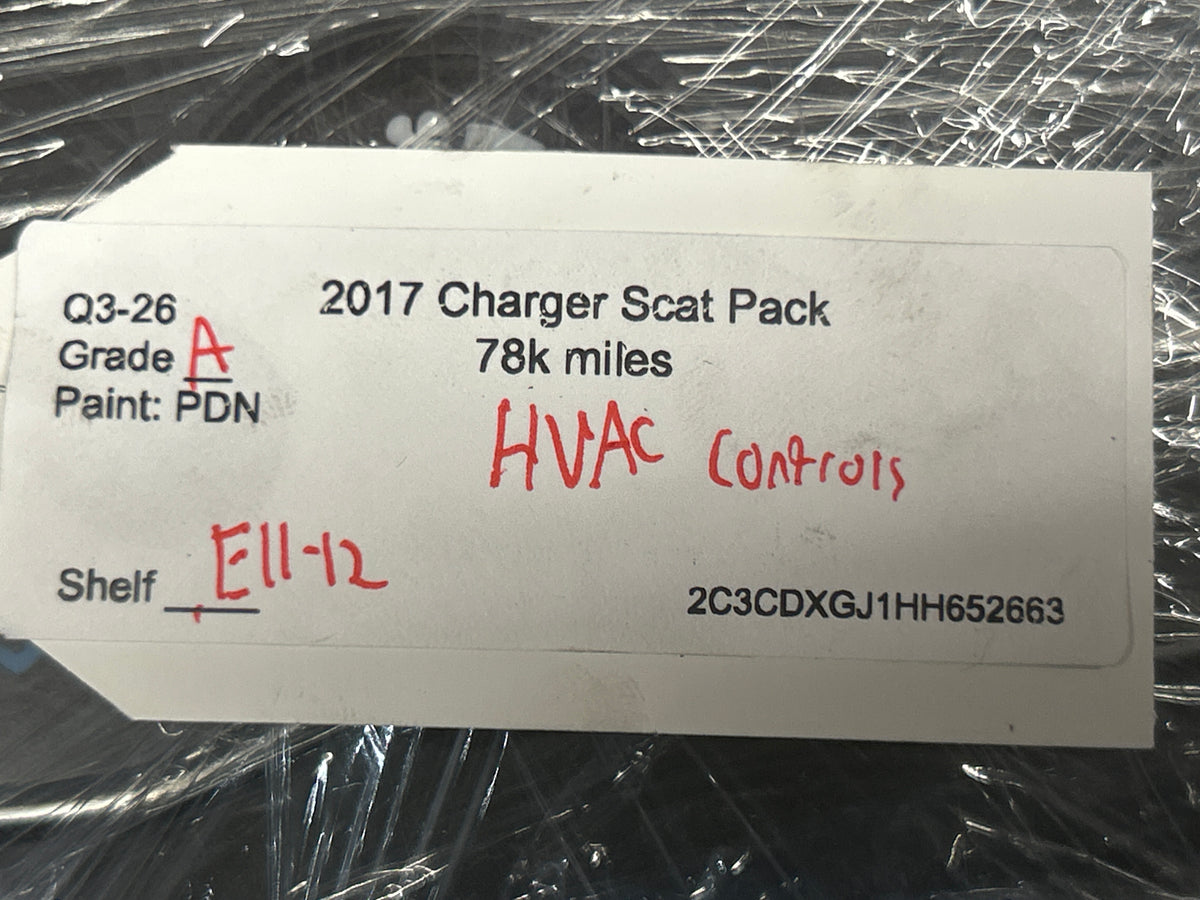 2017-2022 Dodge Charger Scat Pack AC/Heater Climate Control Module 68293624AC