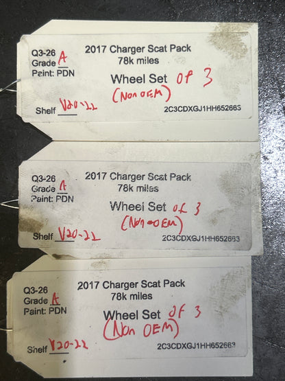 Charger/Challenger Factory Reproductions FR 77F Hellcat Replica Wheels Set of 3
