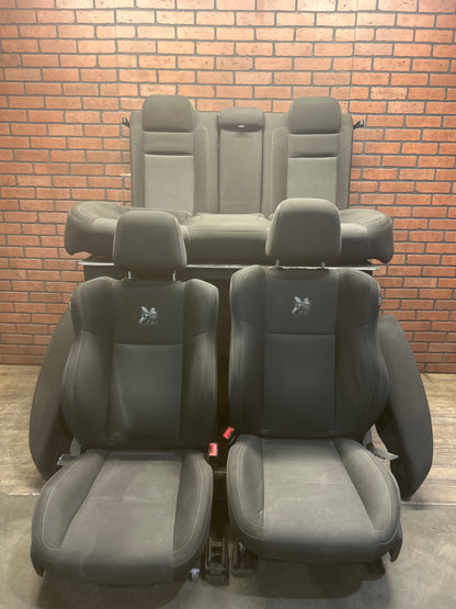 2015-2023 Dodge Charger Scat Pack R/T  SRT Cloth Seat Set W/Scat Pack Logo OEM