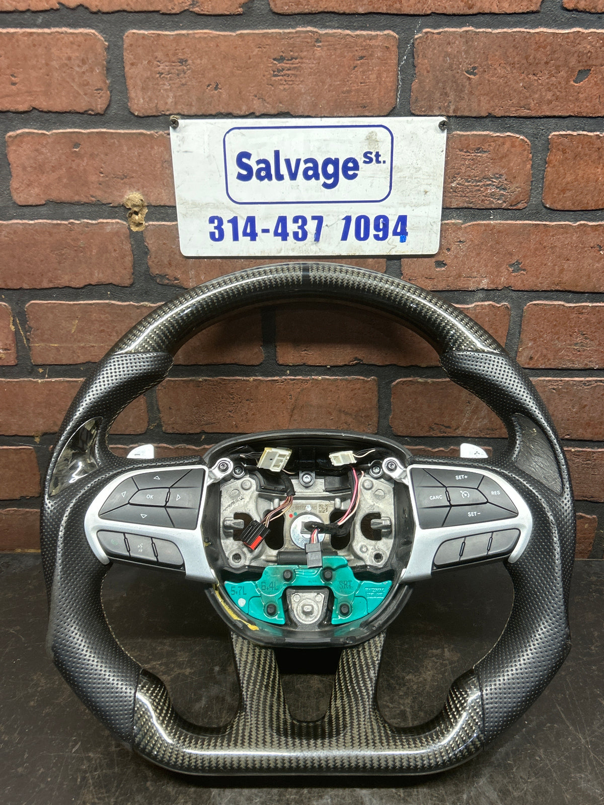 15-23 Dodge Charger Challenger Scat Pack Carbon Fiber aftermarket Steering Wheel