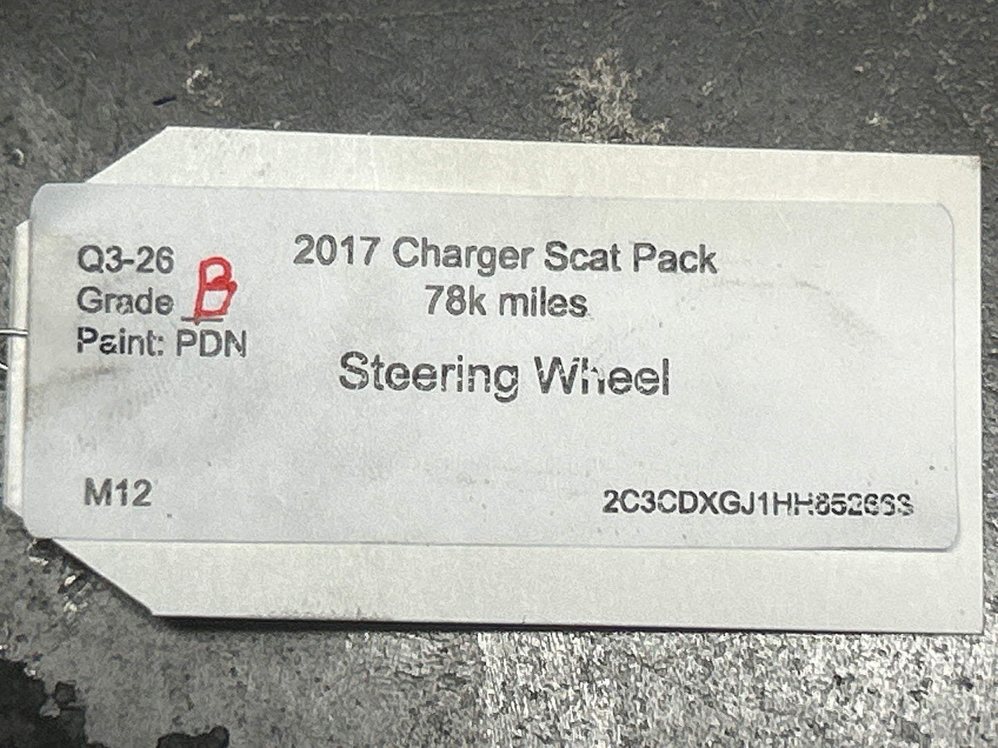 15-23 Dodge Charger Challenger Scat Pack Carbon Fiber aftermarket Steering Wheel