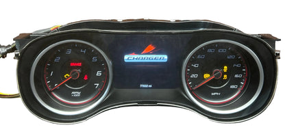 2017 Dodge Charger SRT 6.4l Speedometer Gauge Cluster 77832 Miles OEM 68310255AC