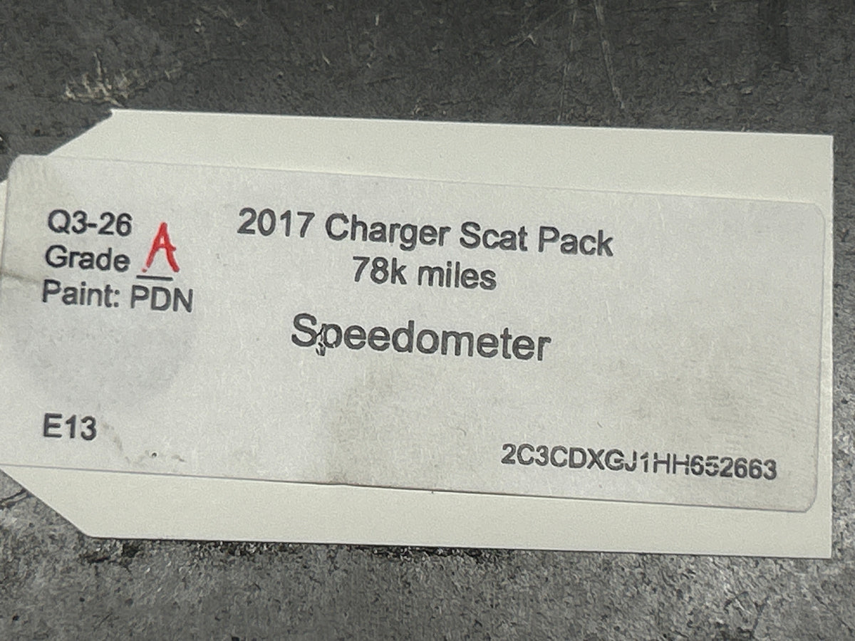 2017 Dodge Charger SRT 6.4l Speedometer Gauge Cluster 77832 Miles OEM 68310255AC
