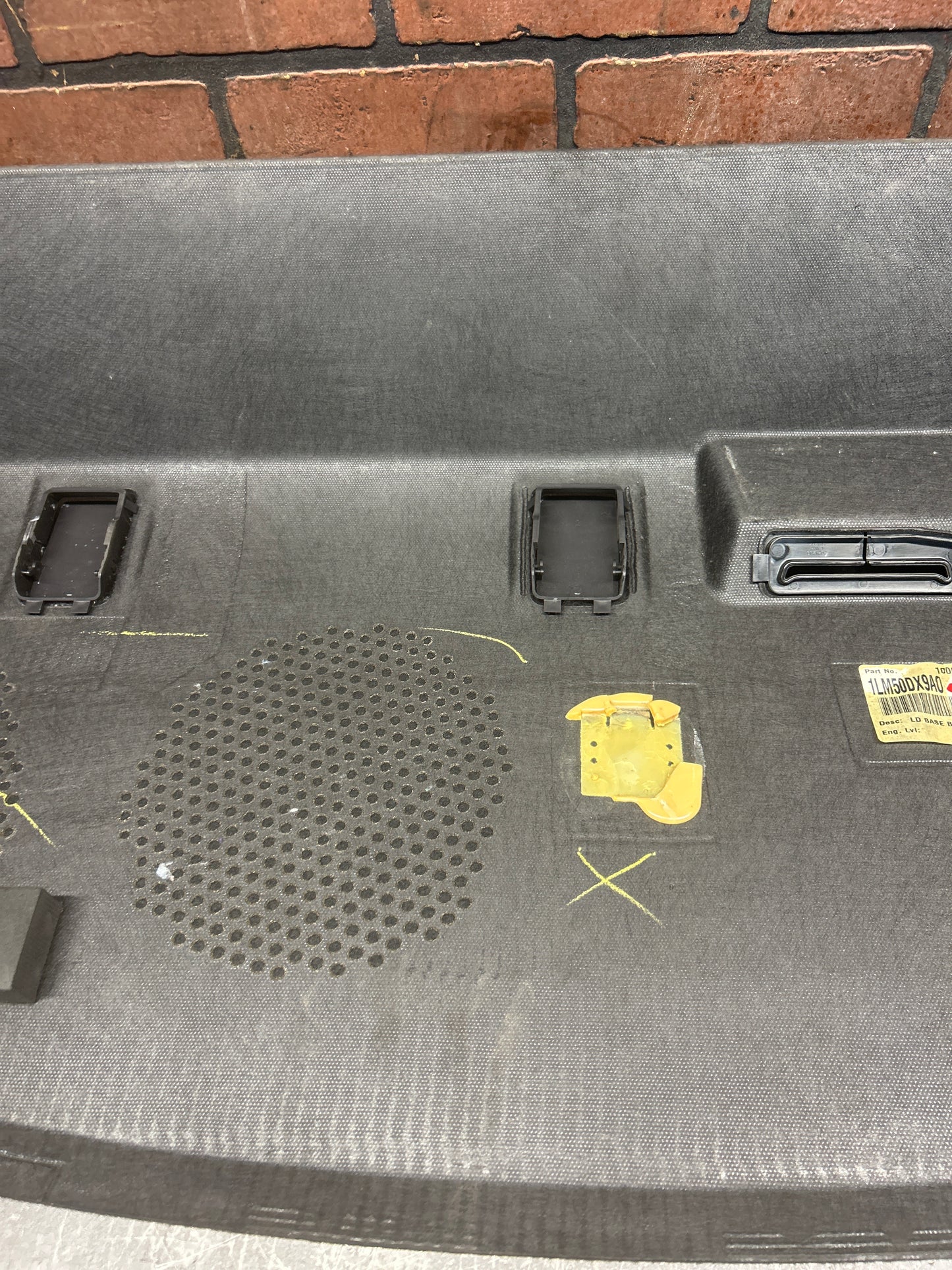 15-23 Dodge Charger Rear Deck Shelf Package Tray Cover Panel 1LM50DX9AN OEM