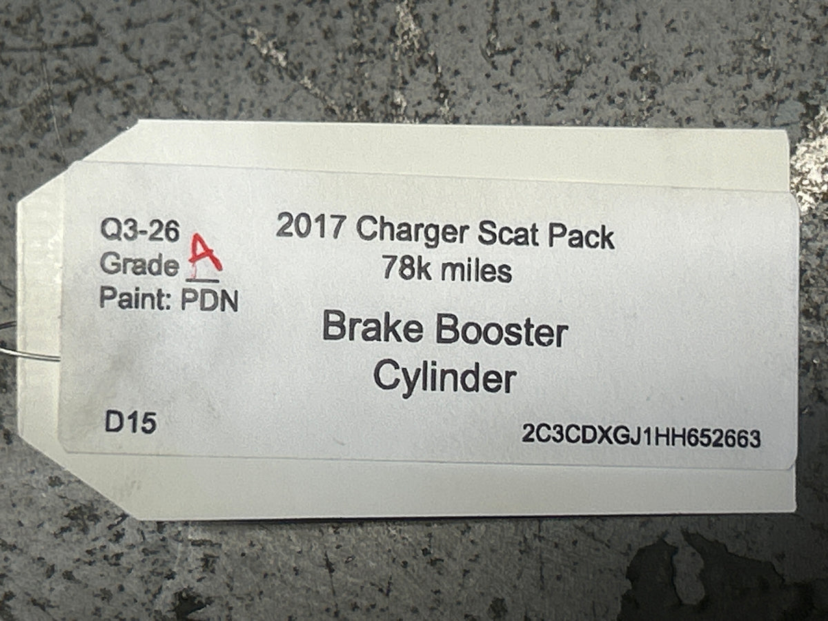 14-23 DODGE CHARGER / 300 POWER BRAKE BOOSTER & RESERVOIR W/ MASTER CYLINDER