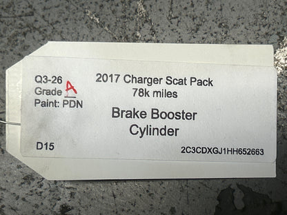 14-23 DODGE CHARGER / 300 POWER BRAKE BOOSTER & RESERVOIR W/ MASTER CYLINDER