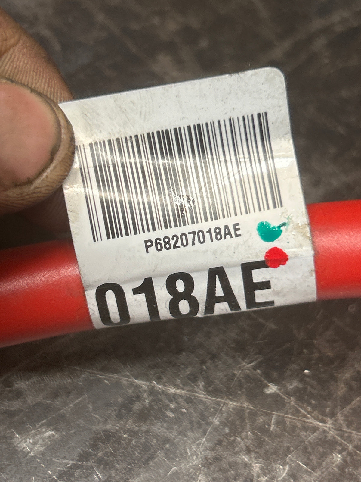15-23 DODGE CHARGER ENGINE BATTERY POSITIVE CABLE WIRE HARNESS OEM 68207018AE