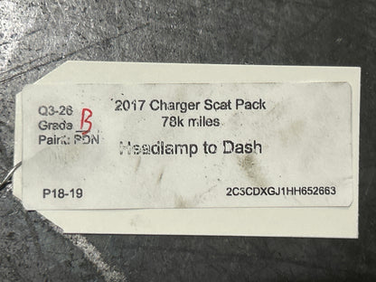 17 Dodge Charger Scat Pack Headlamp To Dash Wiring Harness & Fuse Box 68336408AA