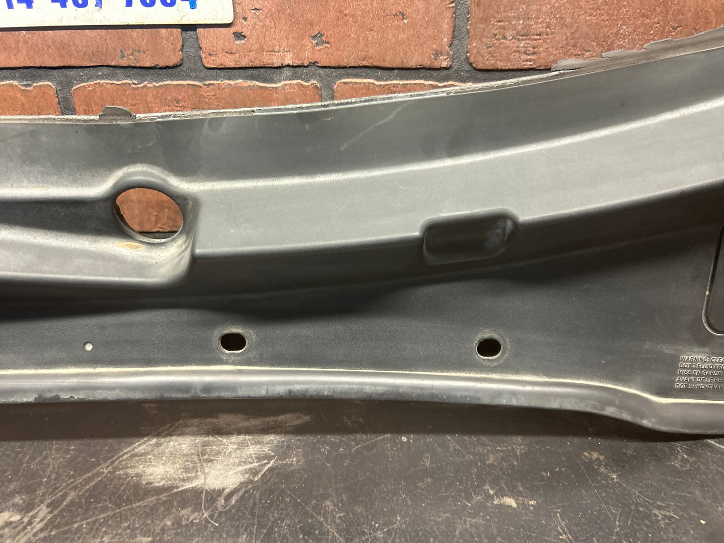 2012-2023 DODGE CHARGER SRT SCAT PACK OEM WINDSHIELD WIPER COWL PANEL COVER TRIM
