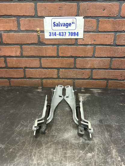 11-23 DODGE CHARGER CHRYSLER 300 FRONT HOOD SUPPORT HINGE BRACKET SET
