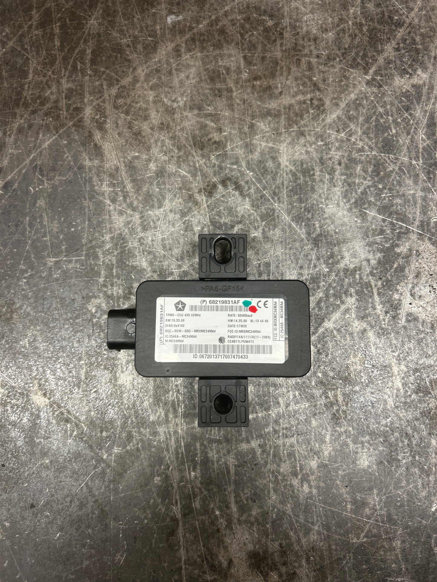11-22 Dodge Charger Challenger 300 Tire Pressure Control Module 68219831AF OEM