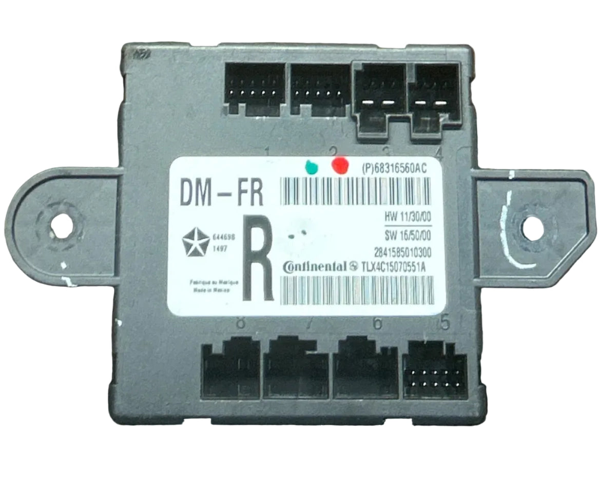 15-23 Dodge Charger Durango Front Right Door Control Module  OEM 68316560AC
