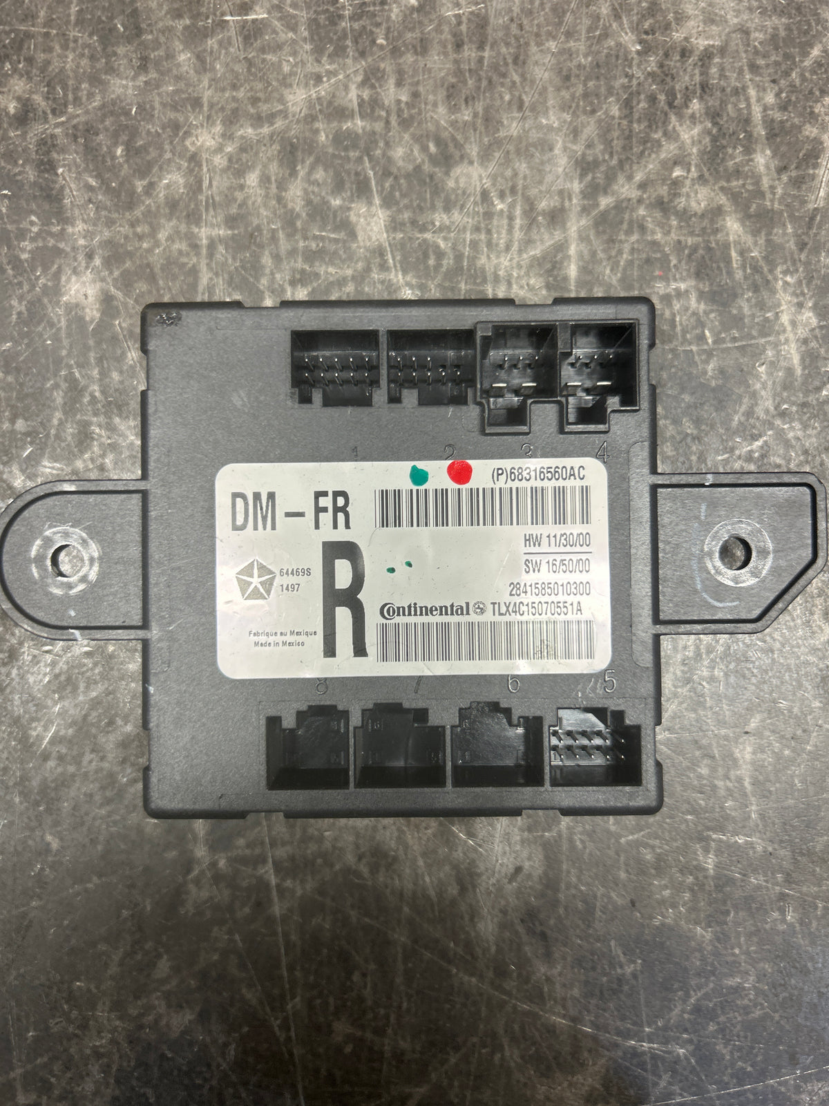 15-23 Dodge Charger Durango Front Right Door Control Module  OEM 68316560AC