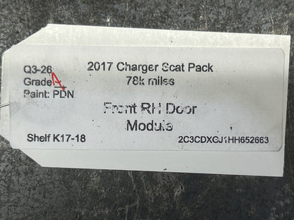 15-23 Dodge Charger Durango Front Right Door Control Module  OEM 68316560AC