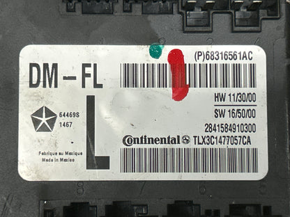 15-23 Dodge Charger Durango Front Left Door Control Module Unit OEM 68316561AC