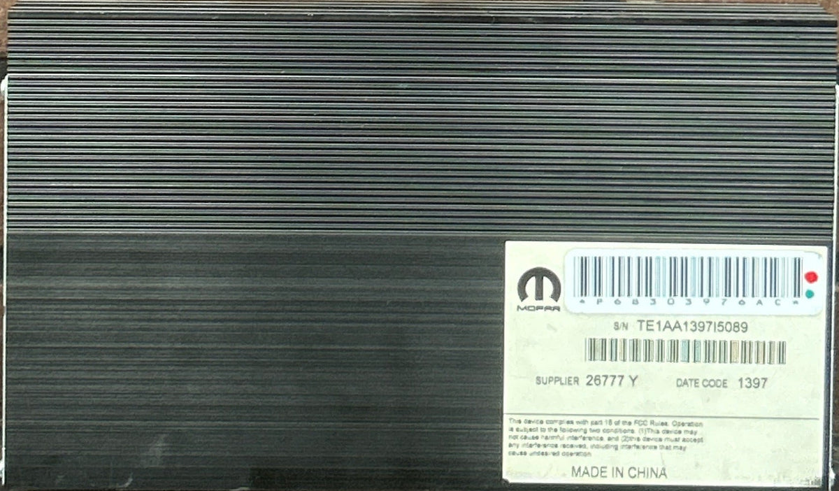 16-23 DODGE CHARGER CHRYSLER 300 AUDIO RADIO AMPLIFIER  MODULE OEM 68303976AA