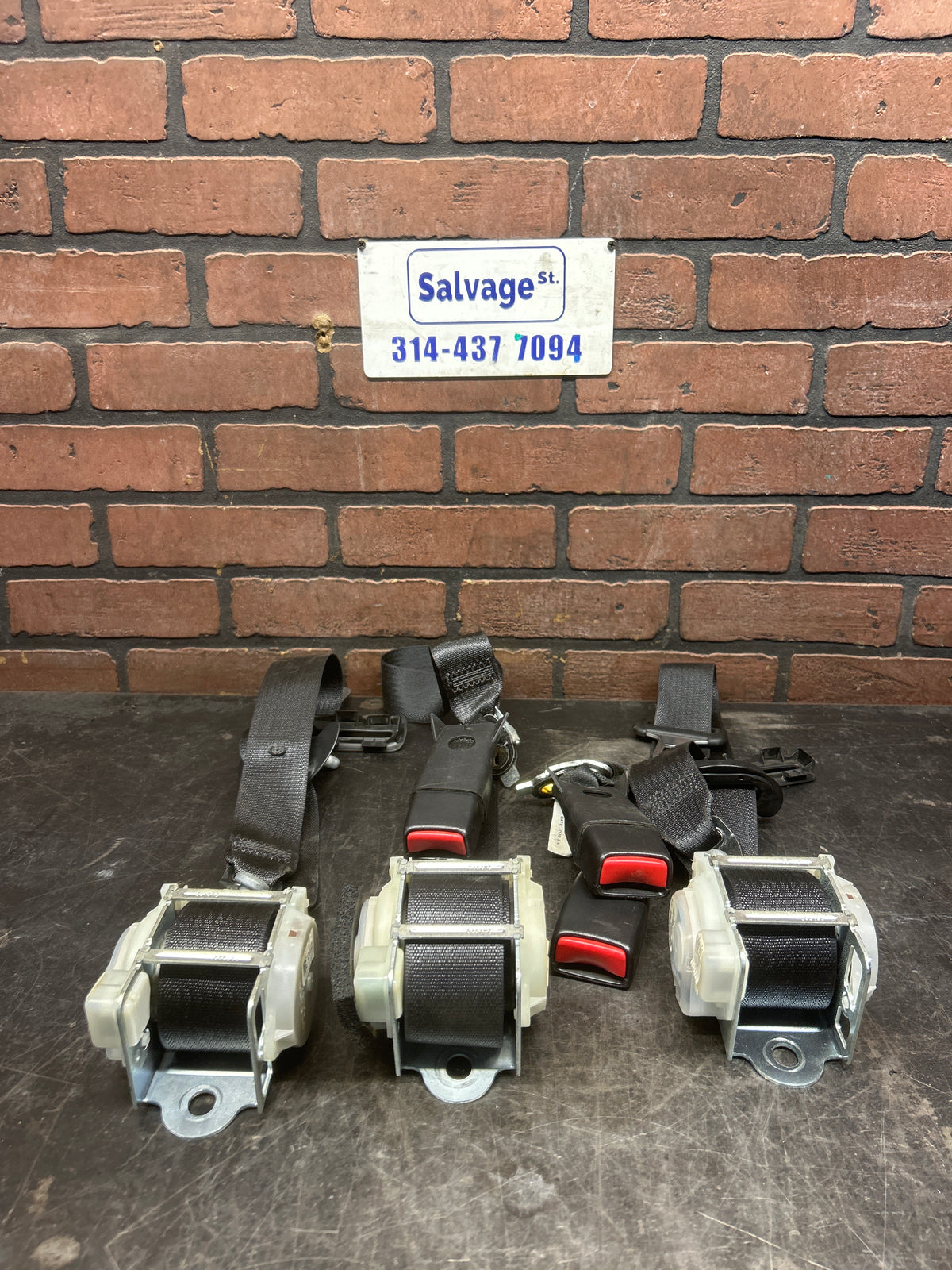 2015-2023 DODGE CHARGER SCAT PACK FRONT & REAR LEFT & RIGHT OEM SEAT BELT SET