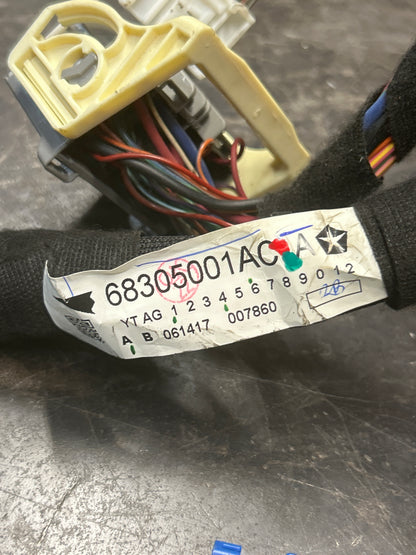 2017 Dodge Charger Scat Pack Dashboard Wiring Harness OEM 68305001AC OEM