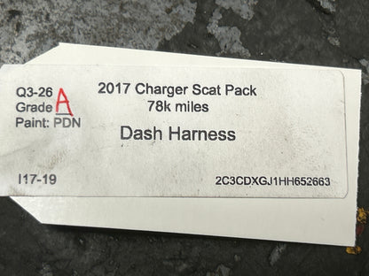 2017 Dodge Charger Scat Pack Dashboard Wiring Harness OEM 68305001AC OEM