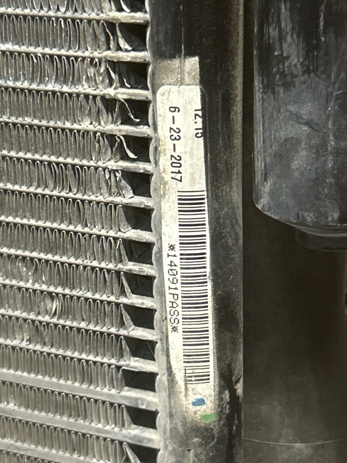 12-23 Charger Scat Pack 6.4L Engine Radiator AC Condenser Fan Assembly OEM