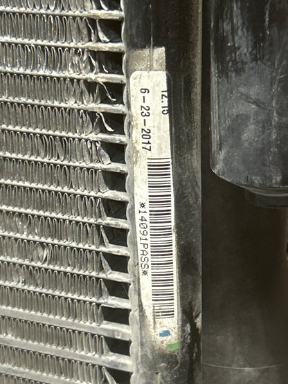 12-23 Charger Scat Pack 6.4L Engine Radiator AC Condenser Fan Assembly OEM
