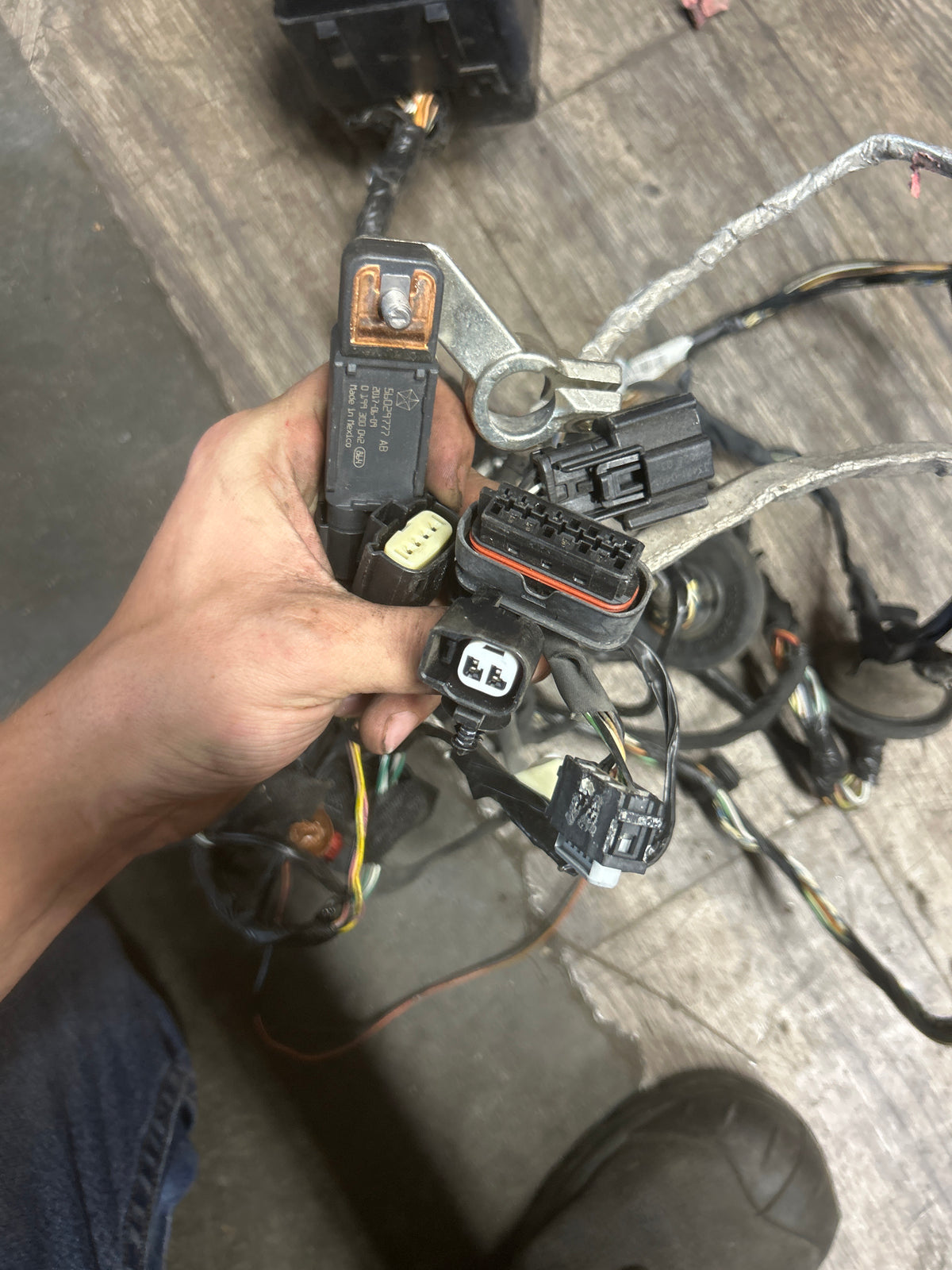 2017 Dodge Charger ScatPack Body Wiring Harness & Trunk Fuse Box 68304981AF OEM