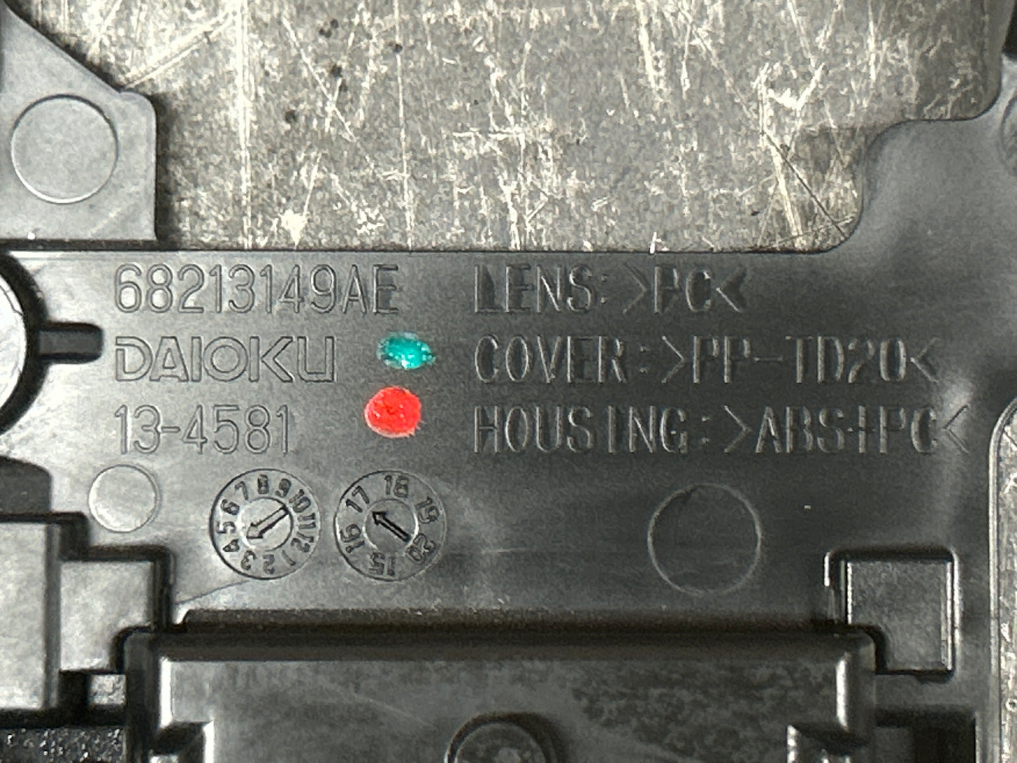 15-23 Dodge Charger Rear 3rd High Mount Brake Stop Light OEM 68402348AB