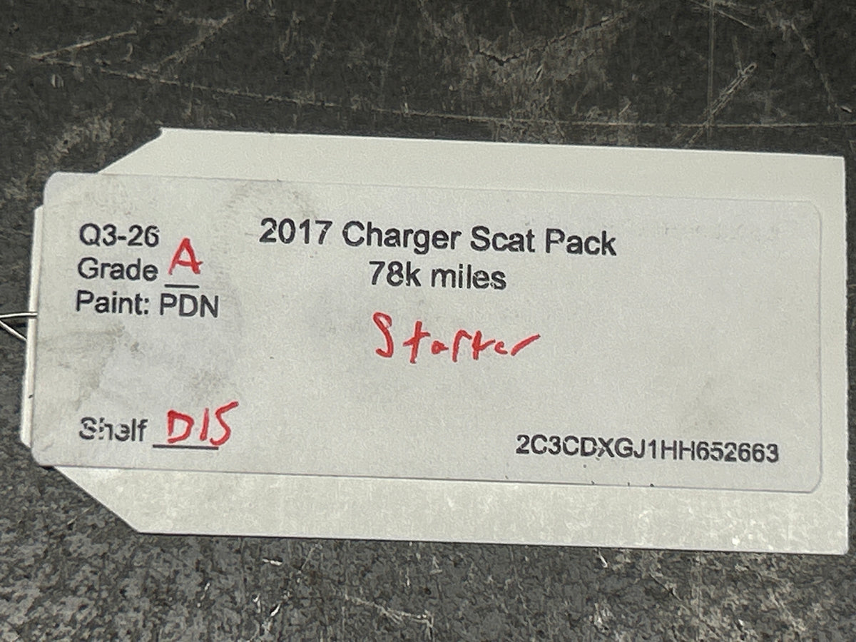 15-23 Dodge Charger/Challenger R/T 392 Scat Pack 6.4L OEM Starter 05035102AA