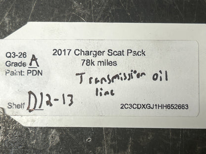 15-23 OEM Dodge Chatger Challenger 300 6.2L Transmission Oil Cooler Hose Line