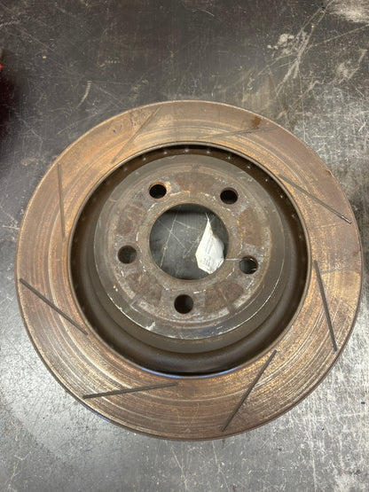 06-23 CHALLENGER CHARGER SRT8 REAR BREMBO BRAKE CALIPER ROTOR SET OEM