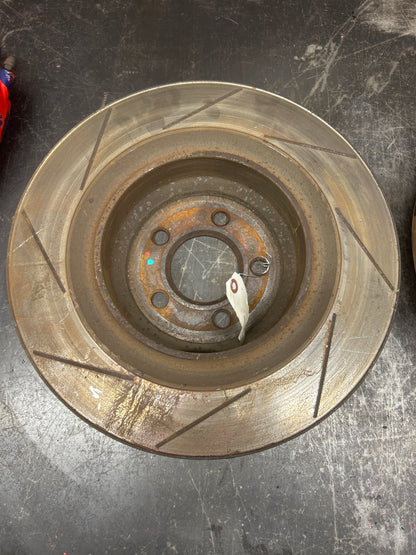 06-23 CHALLENGER CHARGER SRT8 REAR BREMBO BRAKE CALIPER ROTOR SET OEM
