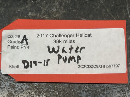 15 -23 DODGE CHALLENGER HELLCAT 6.2L OEM ENGINE COOLANT WATER PUMP 68165882AC