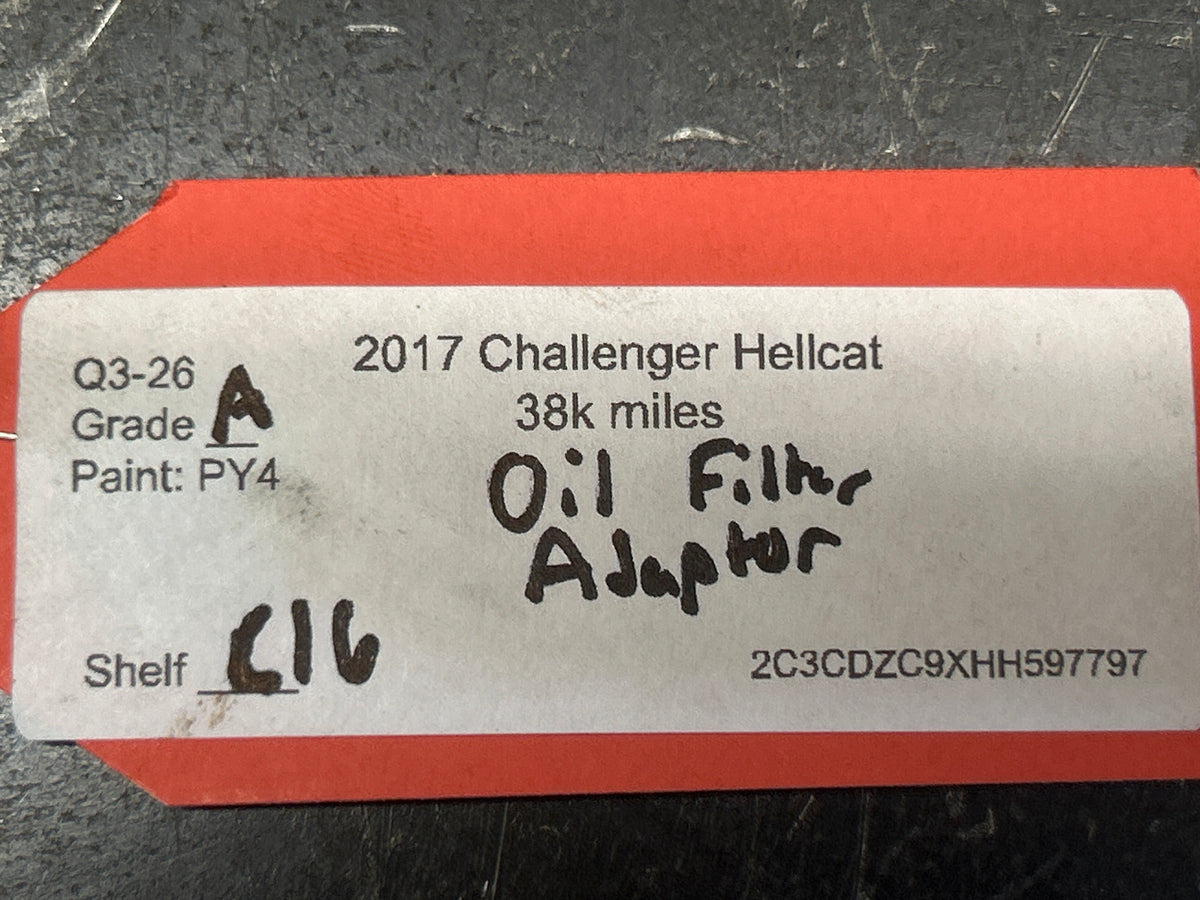 2015-2023 Dodge Challenger Hellcat 6.2L Engine Oil Filter Adapter 68166516AE OEM