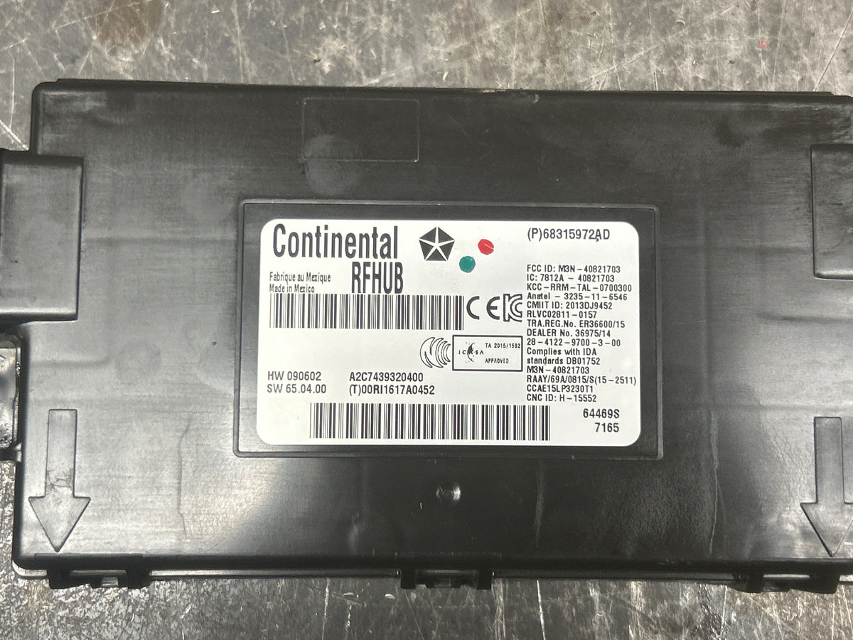 2017 Dodge Charger SRT Scat Pack 6.4L 392 PCM BCM RF-Hub Computer Package OEM