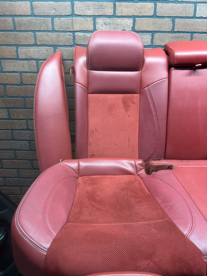 11-14 300 Charger SRT8 Red Leather Suede Seat Set Door Panels Complete Interior