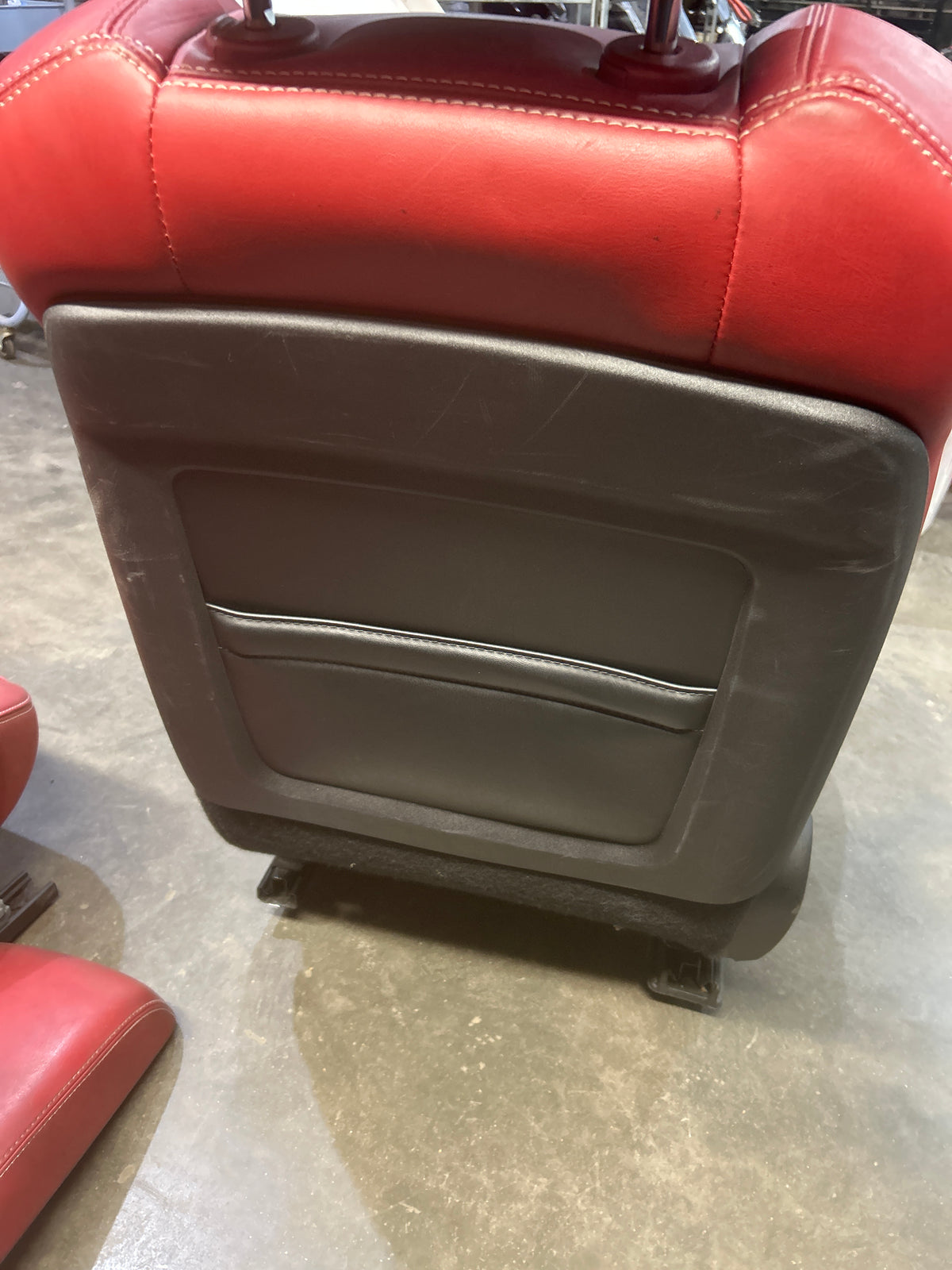 11-14 300 Charger SRT8 Red Leather Suede Seat Set Door Panels Complete Interior