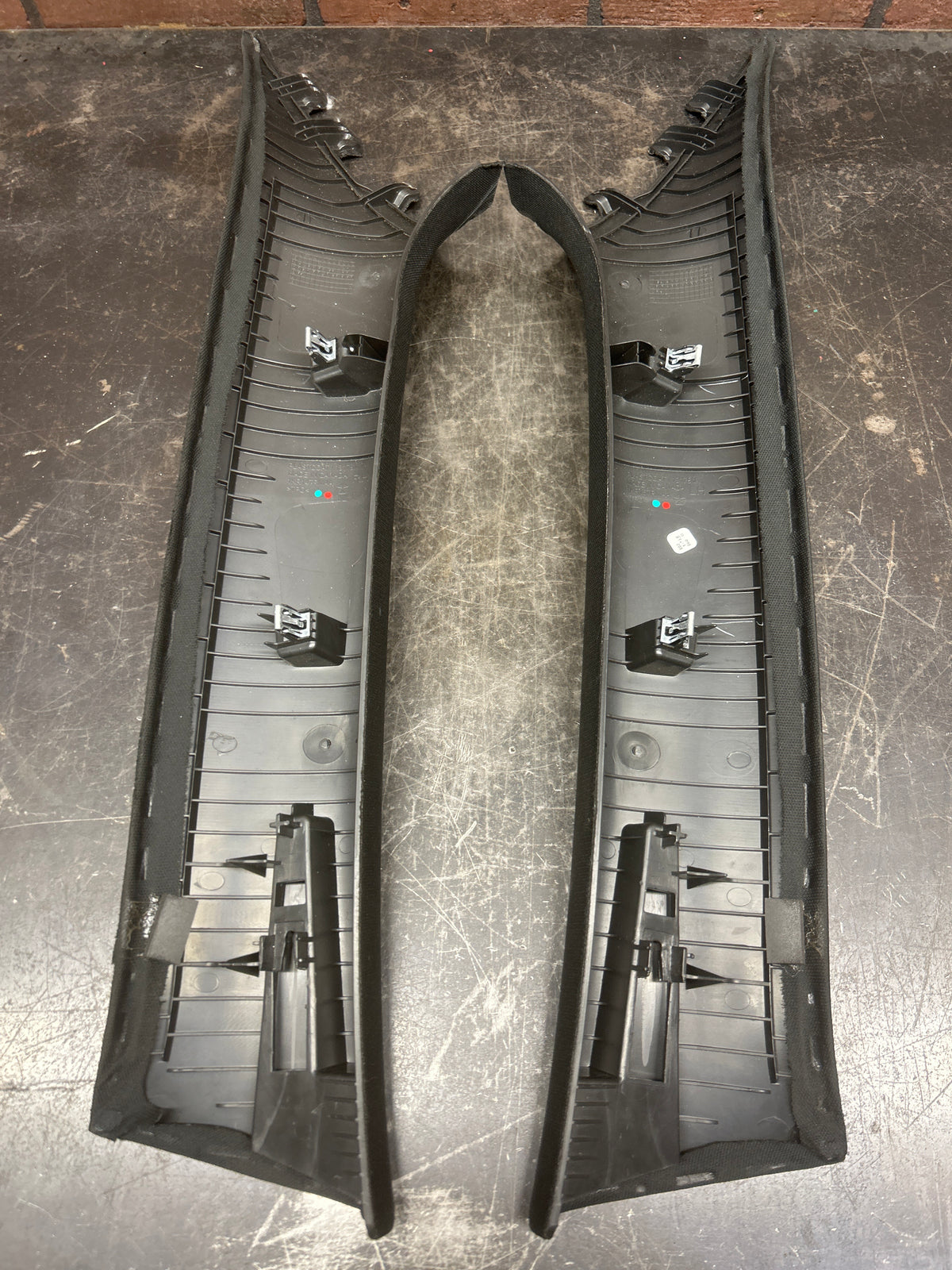 2011-2014 Dodge Charger/Chrysler 300 Front Cloth A Pillar Trim Cover Set OEM