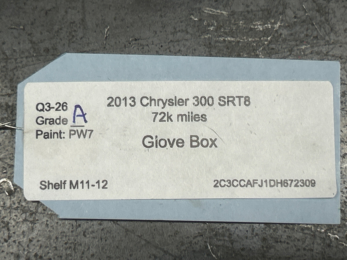 11-23 Dodge Challenger Charger Chrysler 300 Glove Box Compartment Black OEM