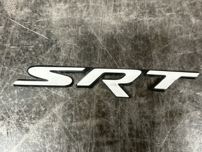 Genuine Mopar Nameplate 1WS20SZ0AB Chrysler Dodge Jeep Ram SRT Badge White