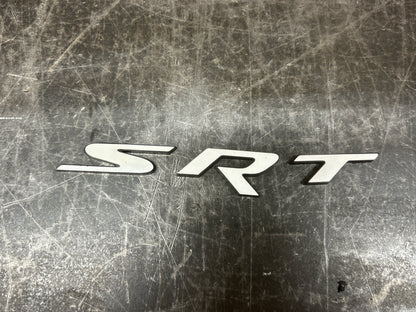 Genuine Mopar Nameplate 1WS20SZ0AB Chrysler Dodge Jeep Ram SRT Badge White