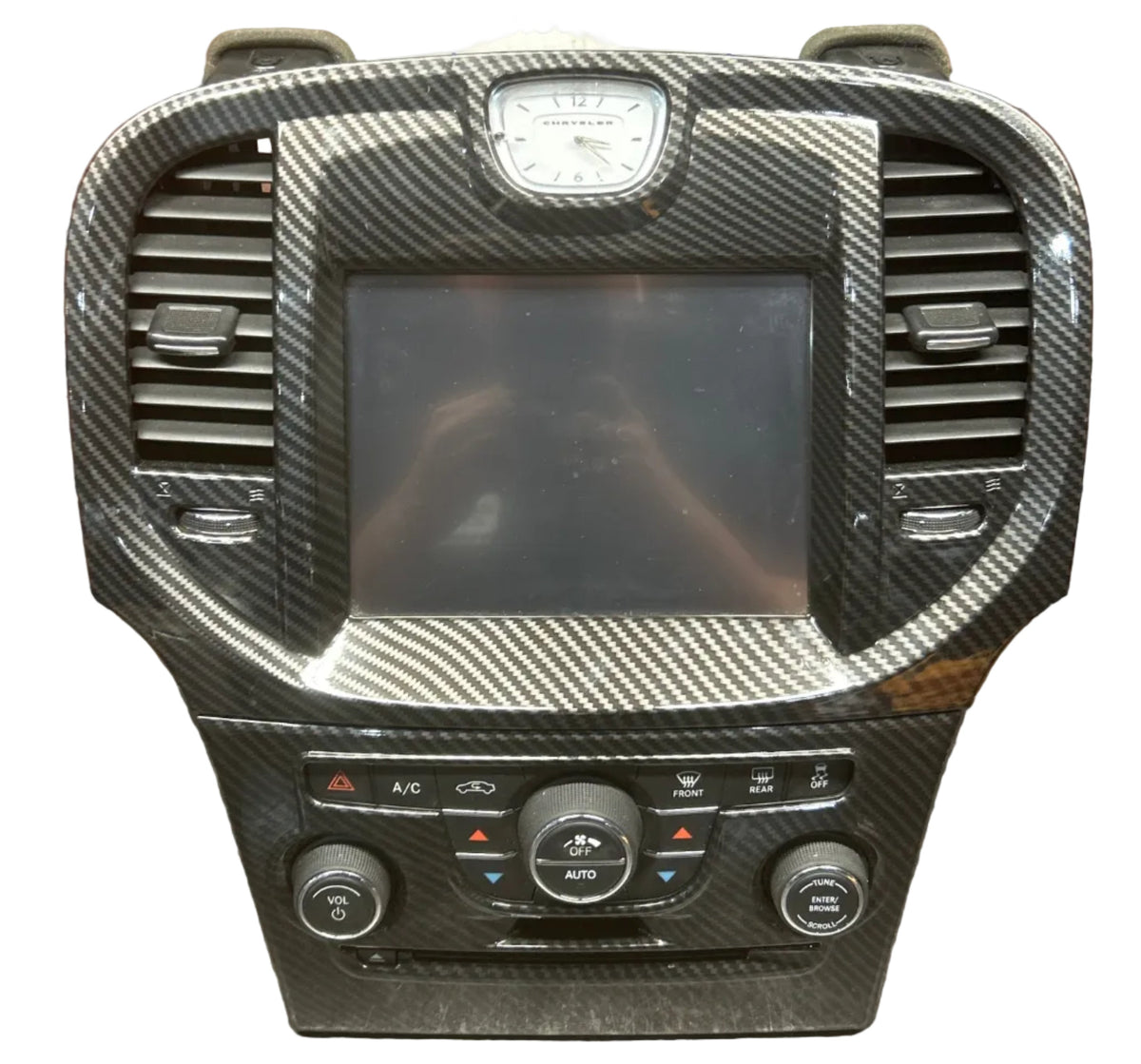 11-14 CHRYSLER 300 SRT8 Carbon Navigation Radio 8.4 Display Screen W/AC Controls