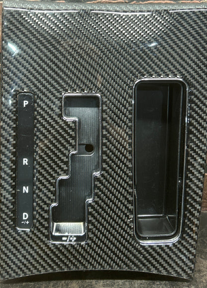 11-14 Genuine Mopar Gear Shift Lever Indicator Bezel Carbon Fiber 1MG24AAAAG