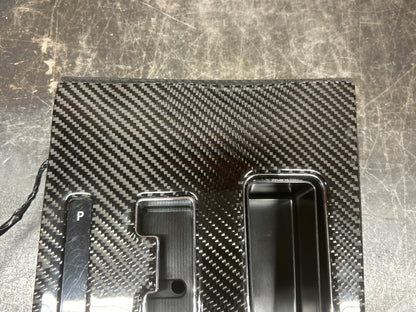 11-14 Genuine Mopar Gear Shift Lever Indicator Bezel Carbon Fiber 1MG24AAAAG