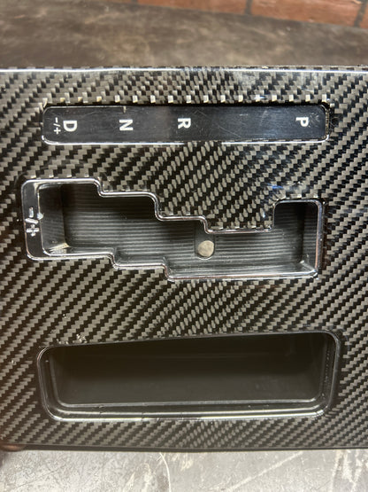 11-14 Genuine Mopar Gear Shift Lever Indicator Bezel Carbon Fiber 1MG24AAAAG