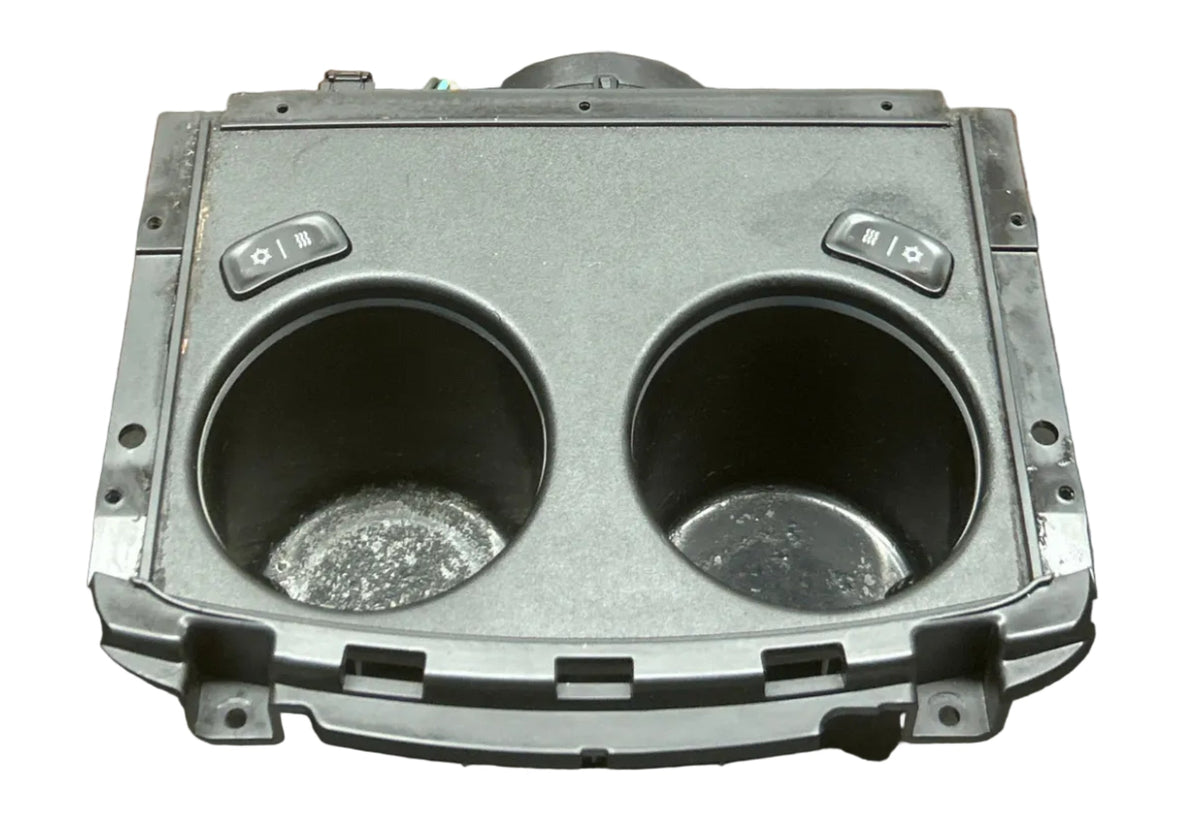 2011-2014 Dodge Charger/Chrysler 300C Heated & Cooled Cup Holder Bezel Black OEM