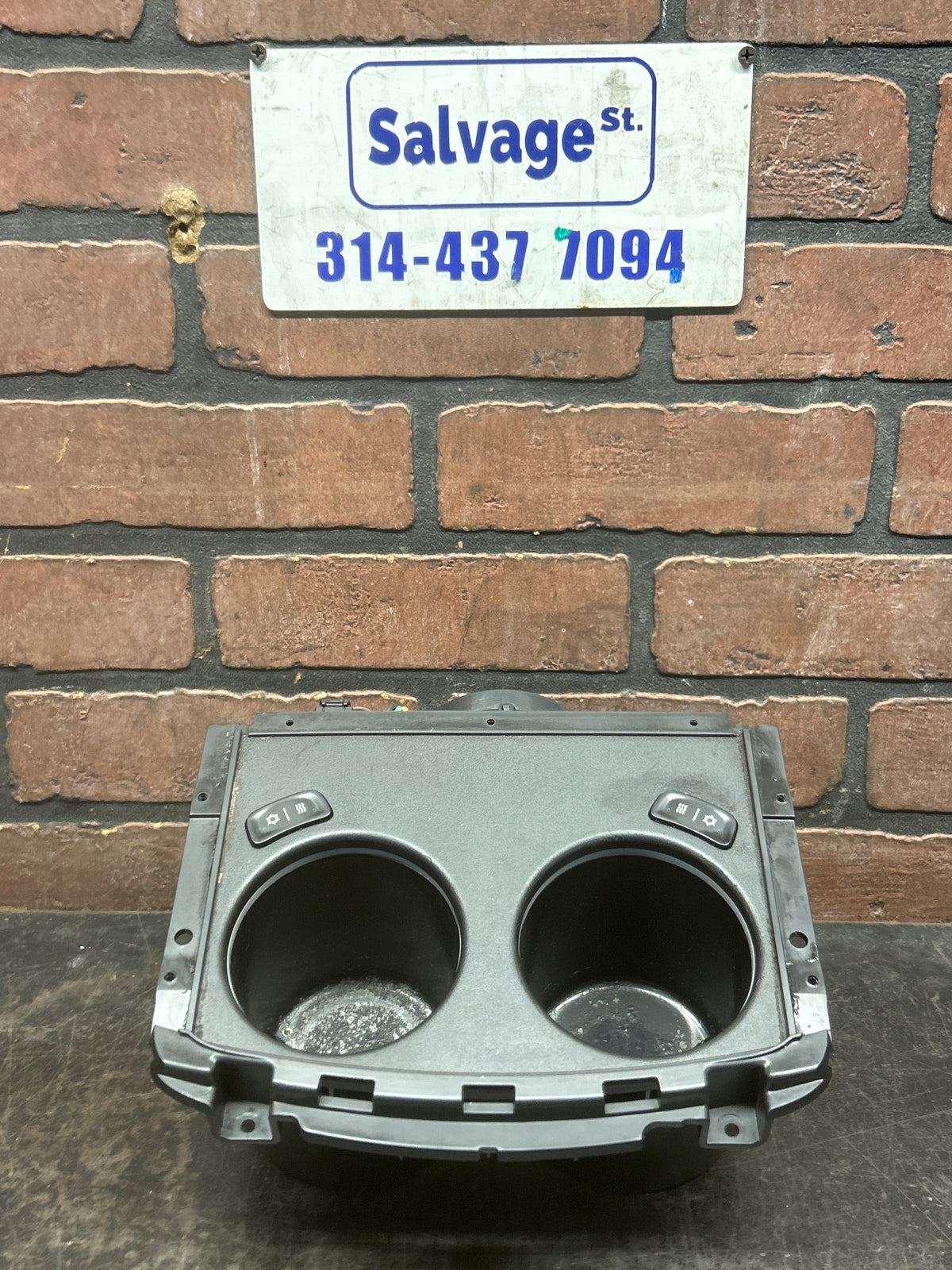 2011-2014 Dodge Charger/Chrysler 300C Heated & Cooled Cup Holder Bezel Black OEM
