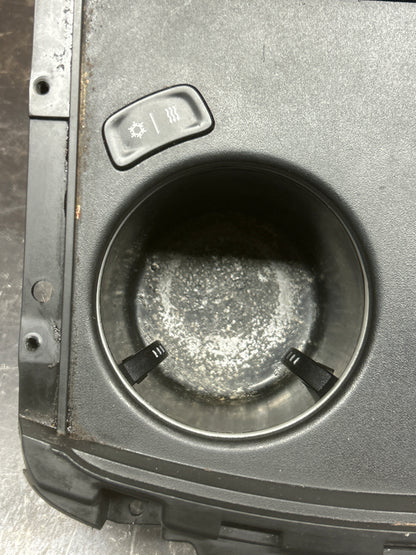 2011-2014 Dodge Charger/Chrysler 300C Heated & Cooled Cup Holder Bezel Black OEM