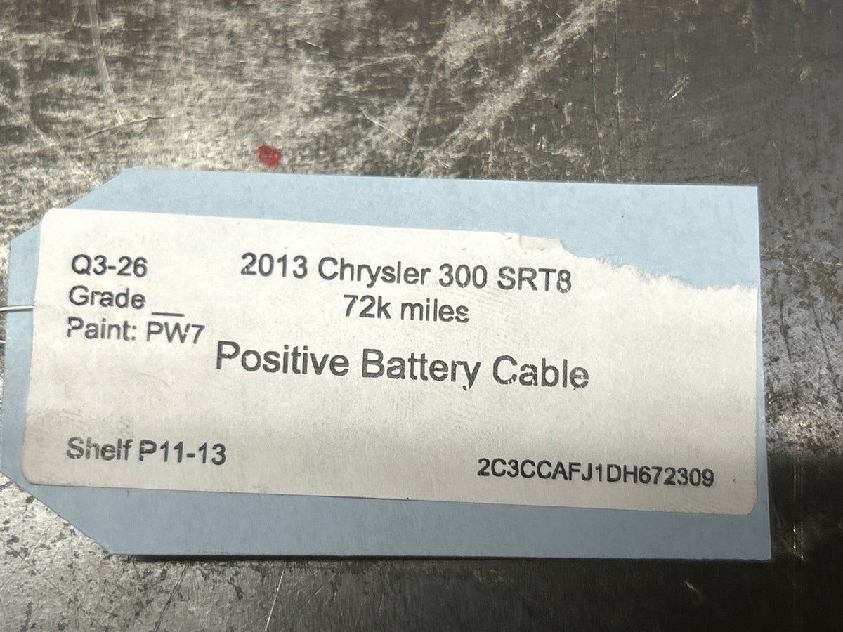 11-13 Chrysler 300 Dodge Charger Mopar Battery Positive Wiring 68066102AB OEM