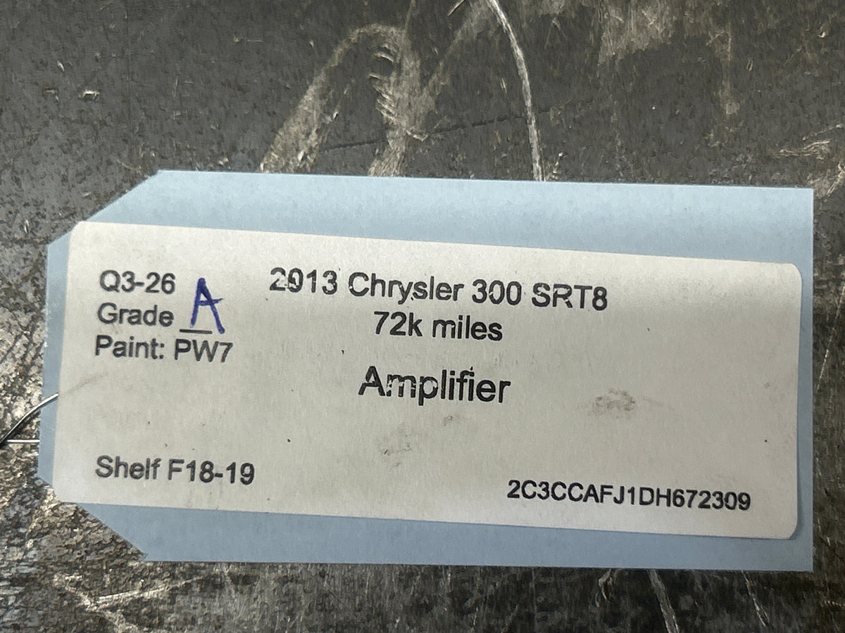 2012-2014 CHRYSLER 300C SRT8 RADIO STEREO AUDIO LOGIC 7 AMP MODULE OEM