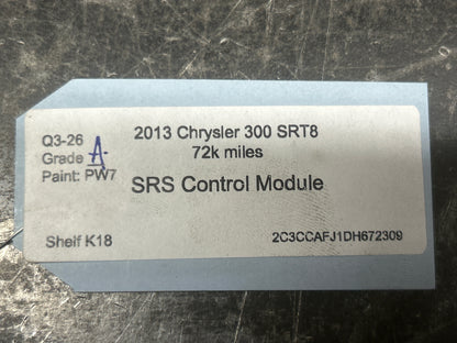 2012-2014 Chrysler 300C/Dodge Charger SRT Control Module BCM ECU SRS 68105510AE